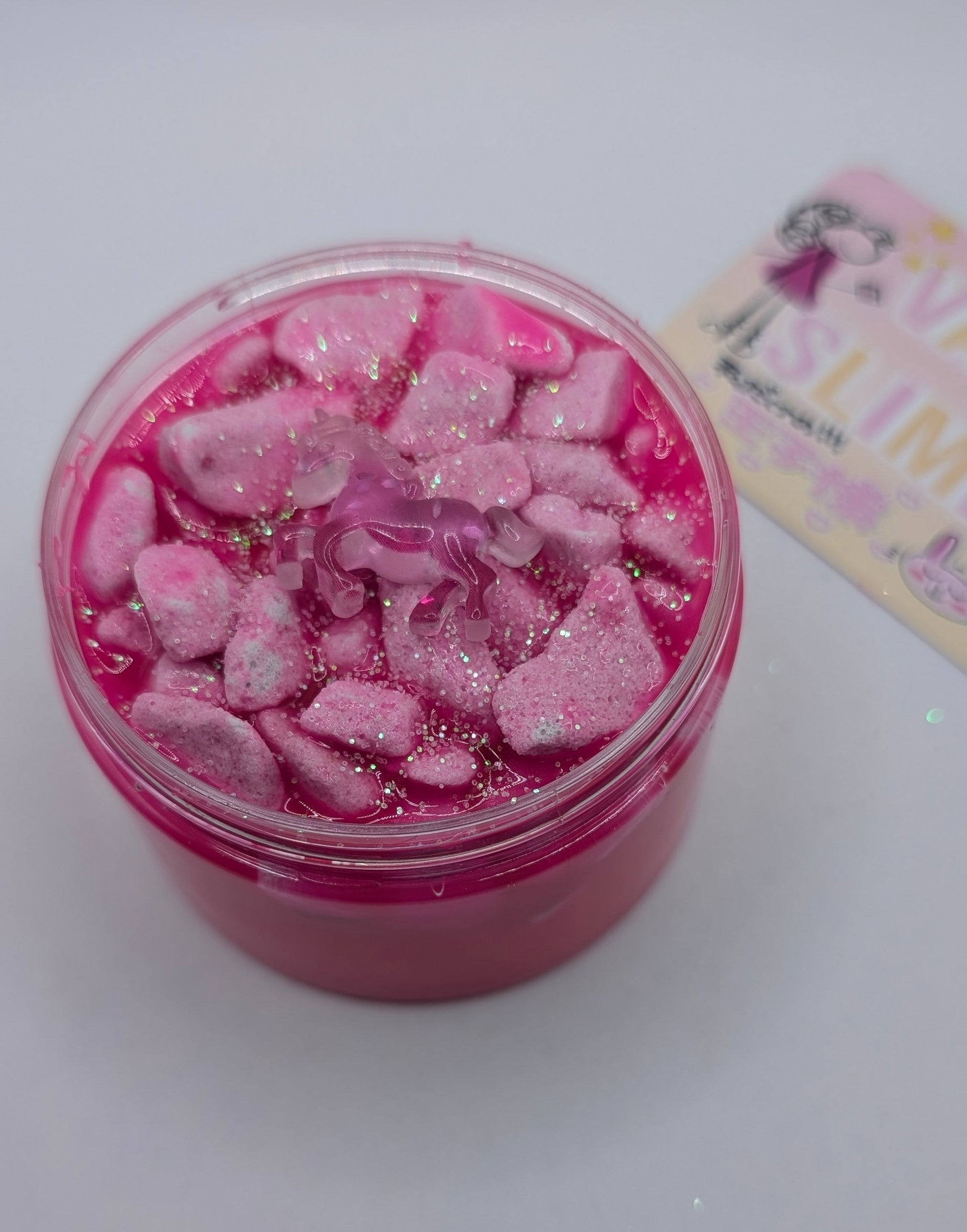 Isla Coated Clear Large Pumice Slime - Scented Slime - Sensory Play